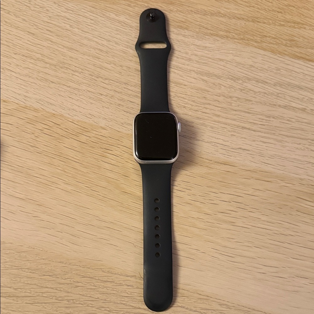 Apple Watch with Black Band